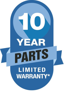 10 year warranty on parts